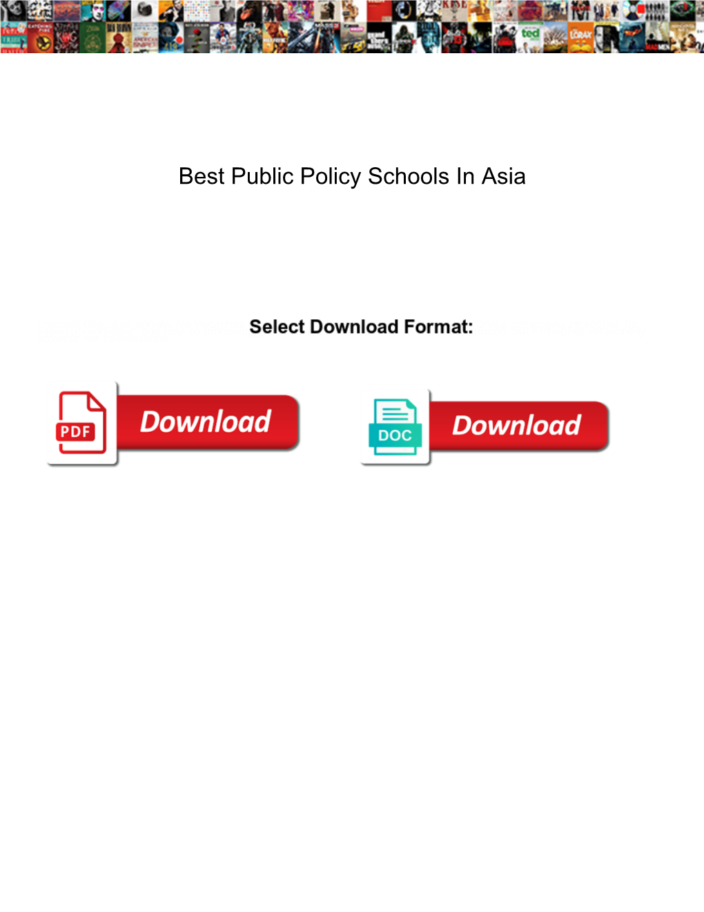 Best Public Policy Schools in Asia