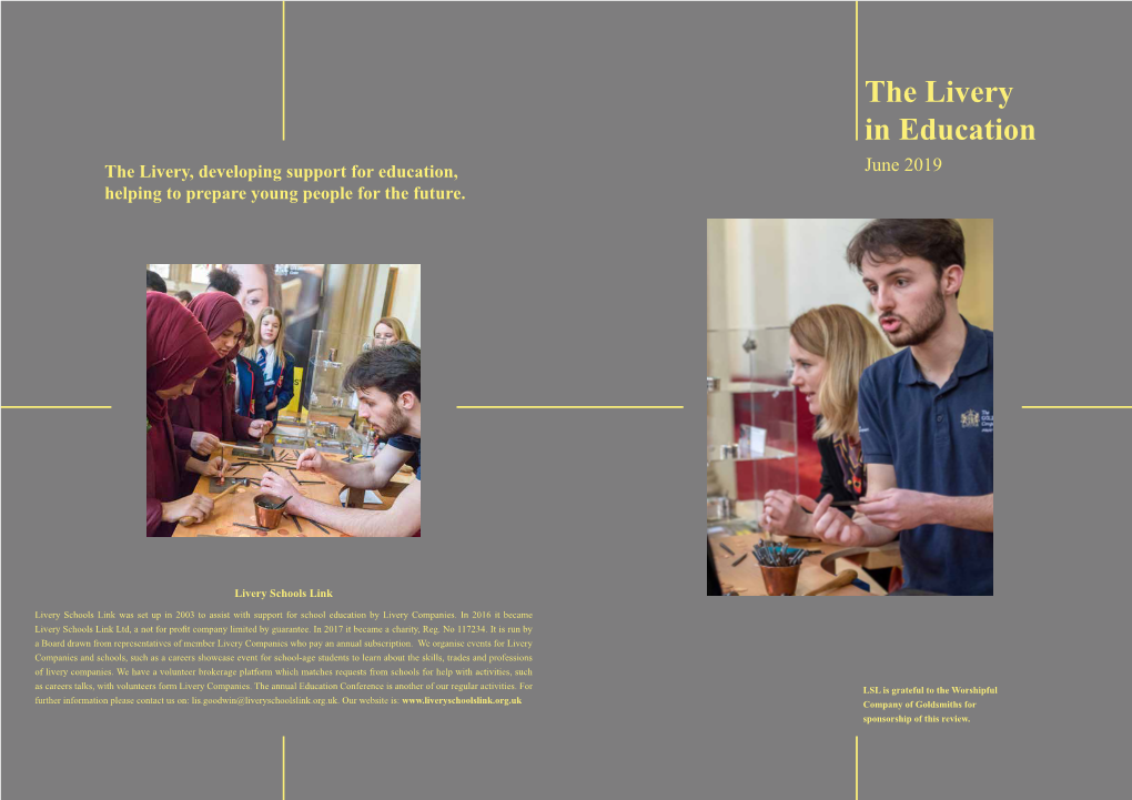 The Livery in Education A4 Booklet 2019.Pdf