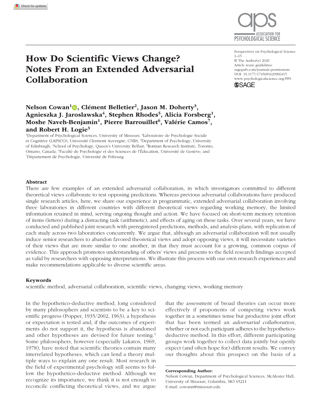 Notes from an Extended Adversarial Collaboration