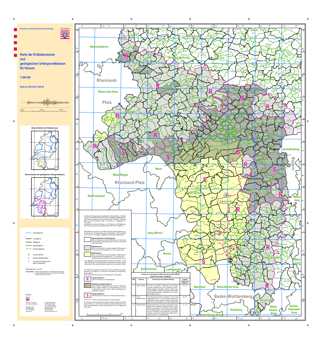 Planungskarte Zur DIN 4149