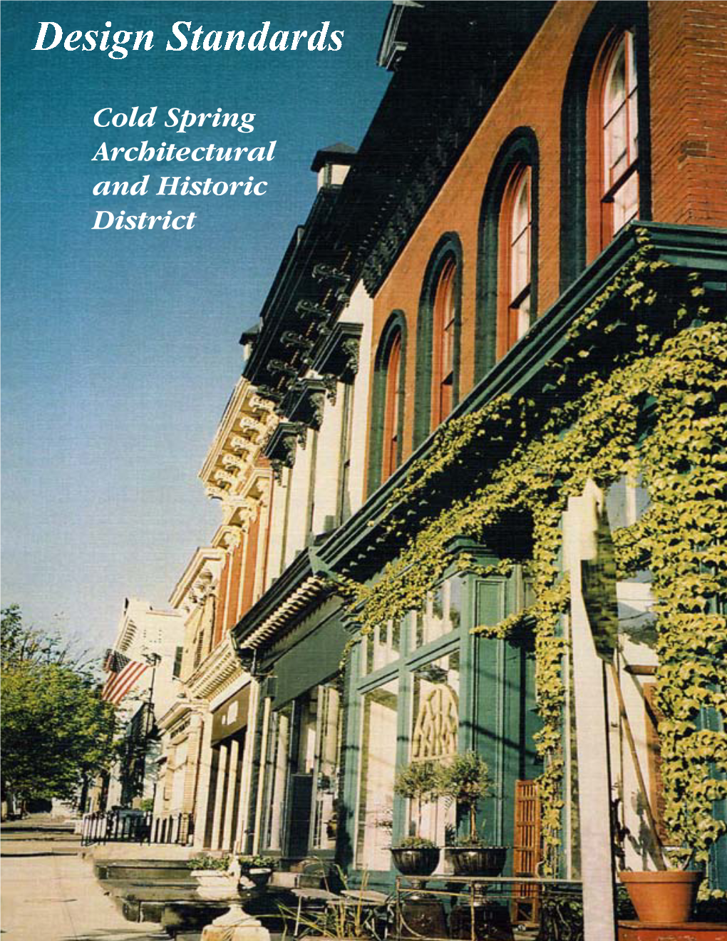 Cold Spring Architectural and Historic District Design Standards