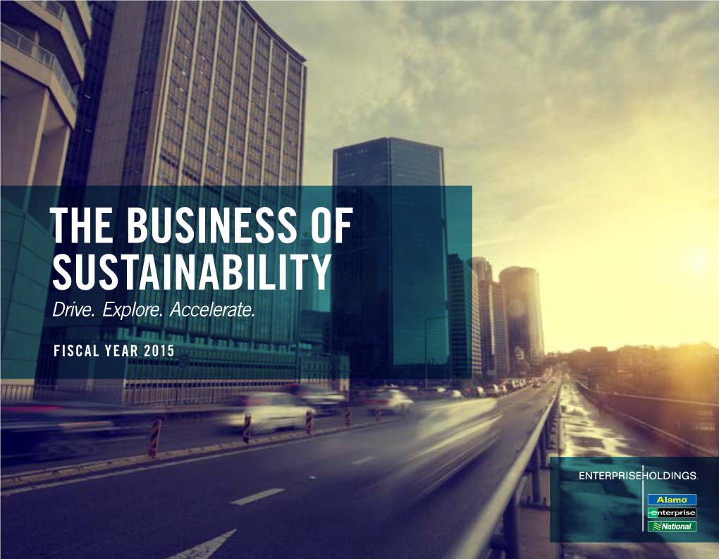 THE BUSINESS of SUSTAINABILITY Drive