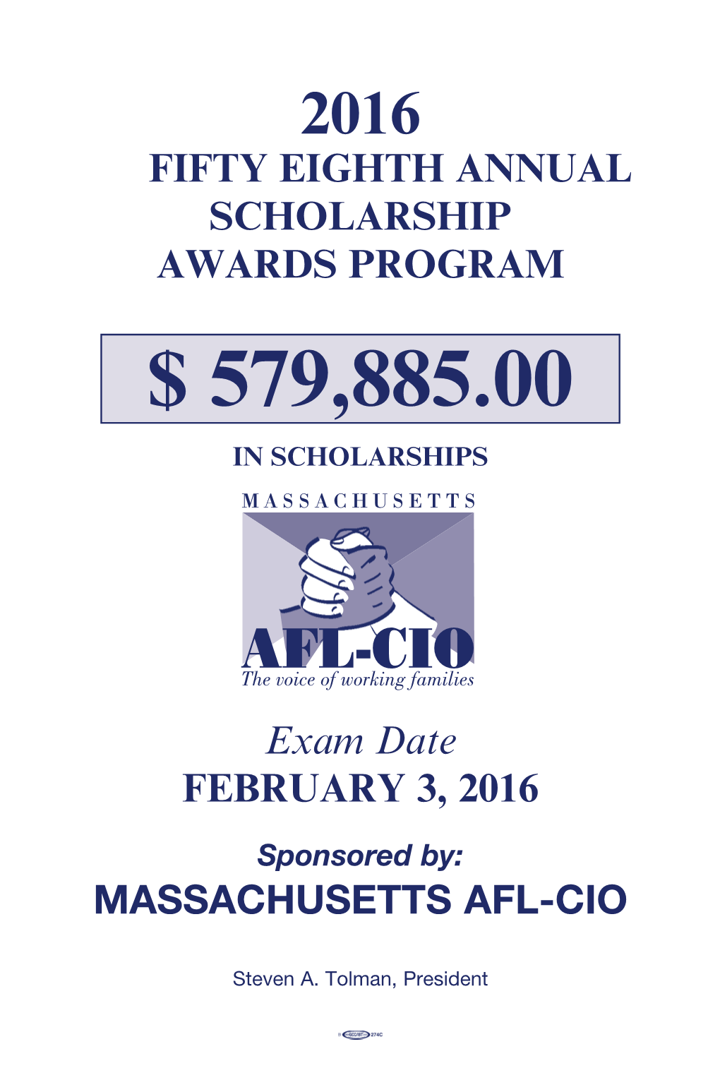 $ 579,885.00 in Scholarships