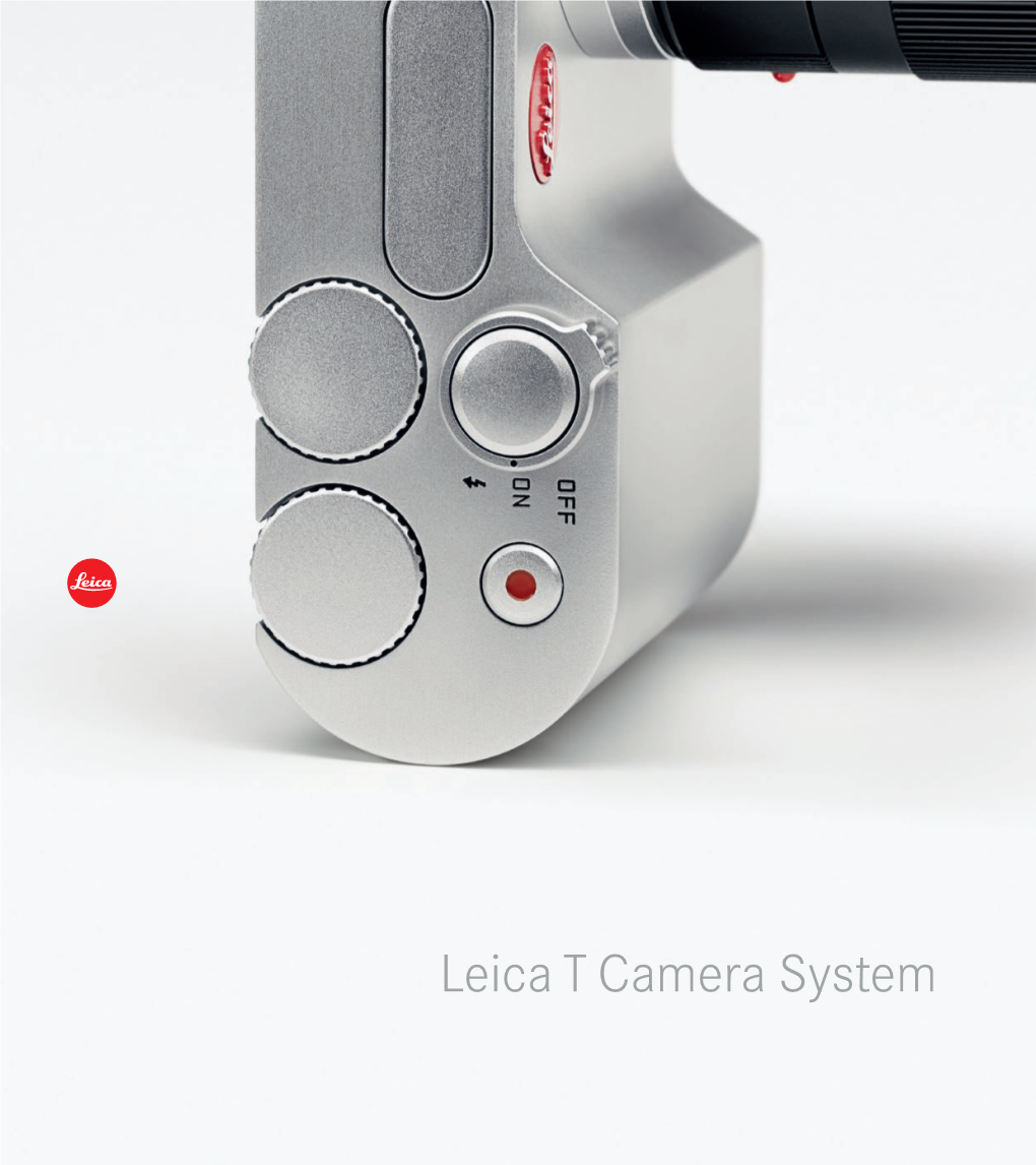 Leica T Camera System Contents