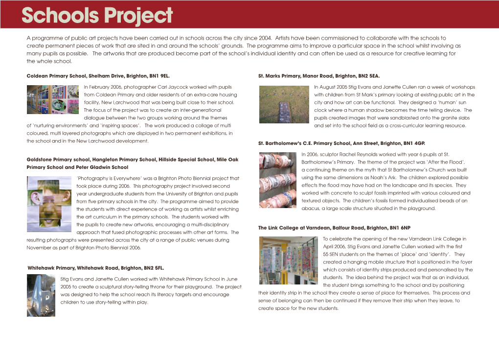 Schools Projects 1[PDF 83KB]