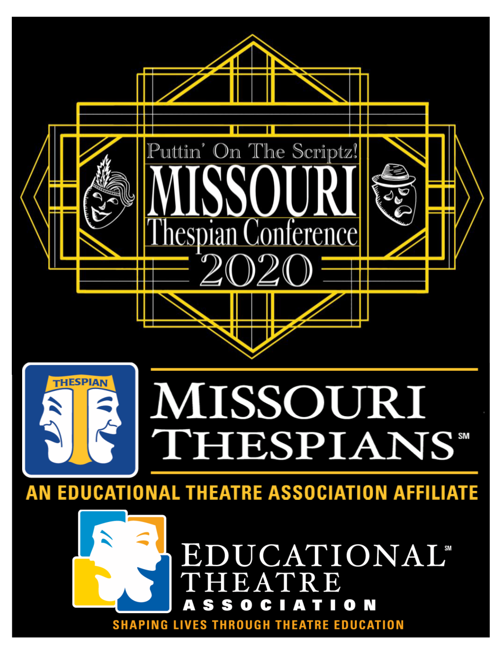 Missouri Thespians Adult, Student, Alumni Board Casual Tees