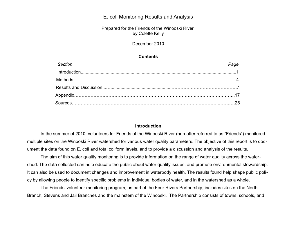 Introduction 1 Methods 4