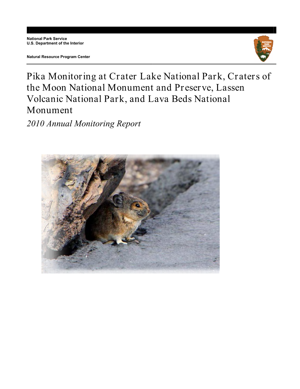 Pika Monitoring at Crater Lake National Park, Craters of the Moon