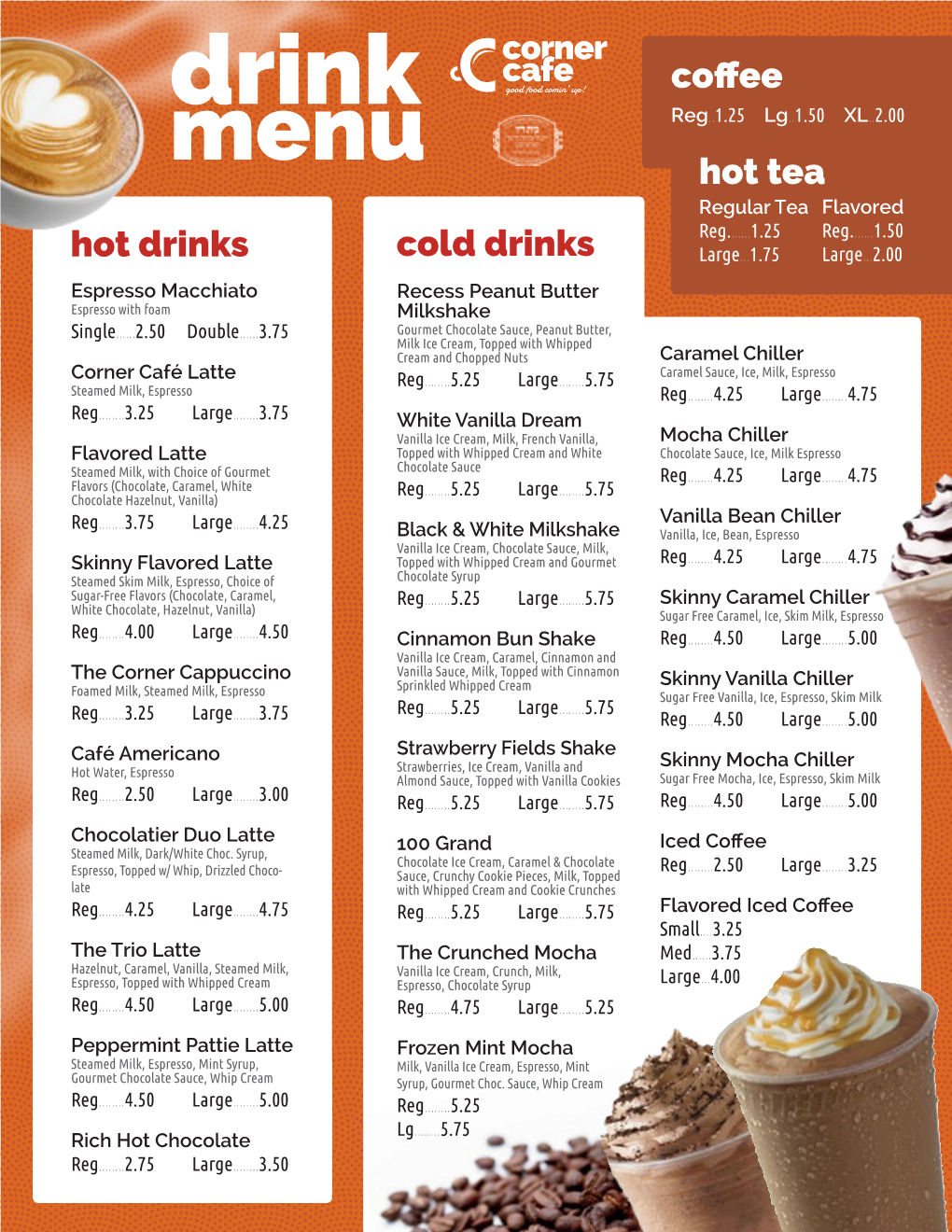 Corner Cafe Drink Menu.Pdf