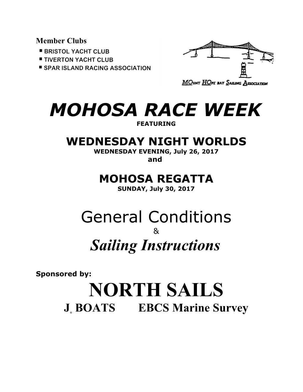 Mohosa Race Week