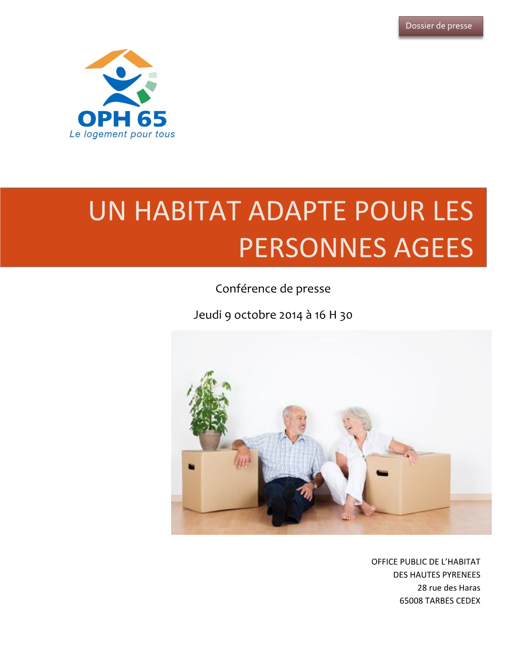 UN HABITAT ADAPTE POUR LES PERSONNES AGEES Souten