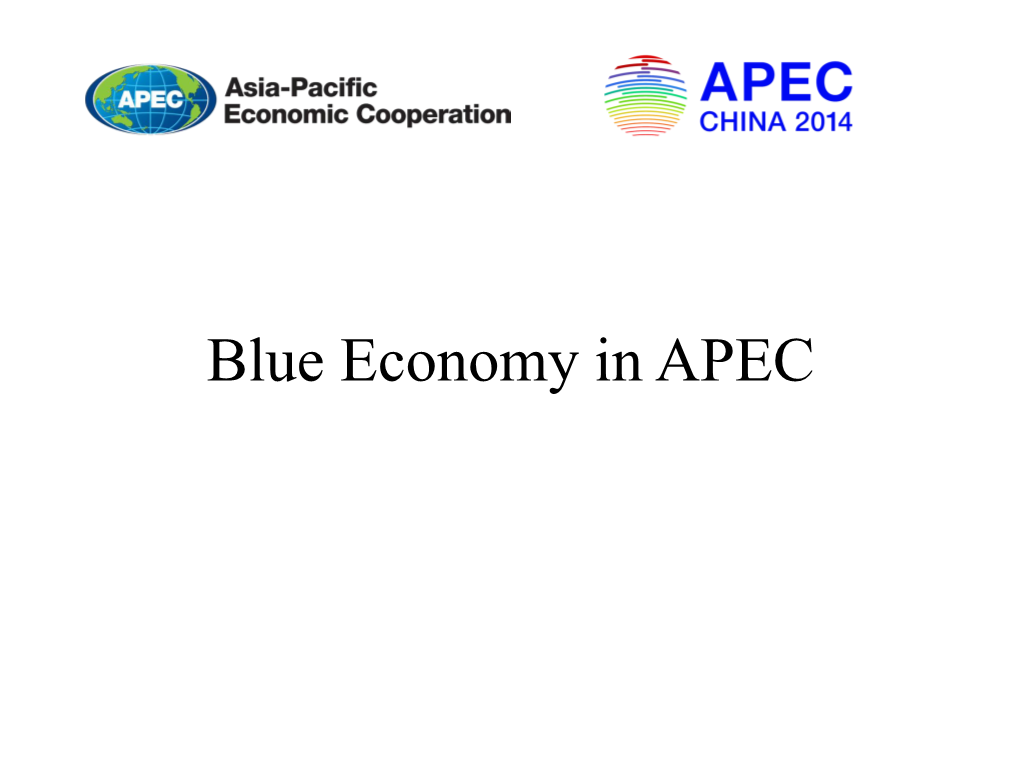 Blue Economy in APEC