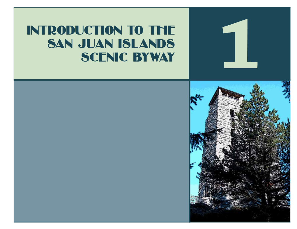 Introduction to the San Juan Islands Scenic Byway