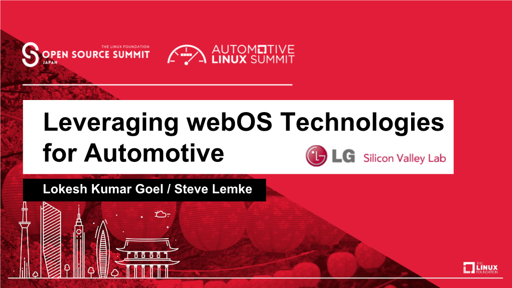 Leveraging Webos Technologies for Automotive