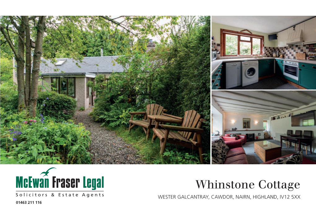 Whinstone Cottage, Wester Galcantray, Cawdor, Nairn