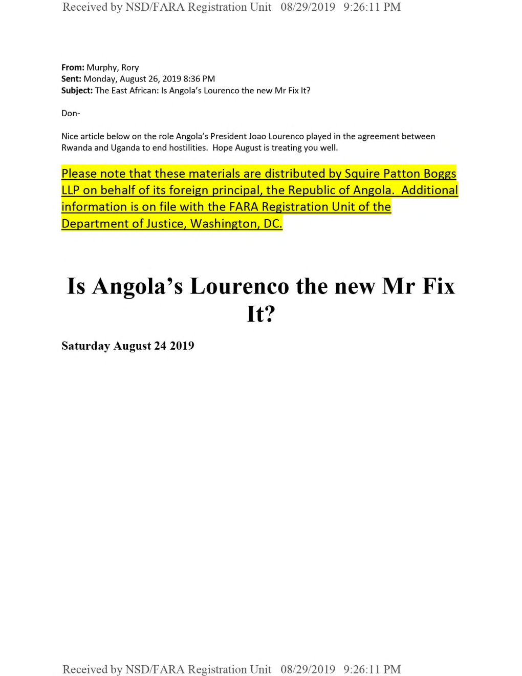Is Angola's Lourenco the New Mr Fix It?