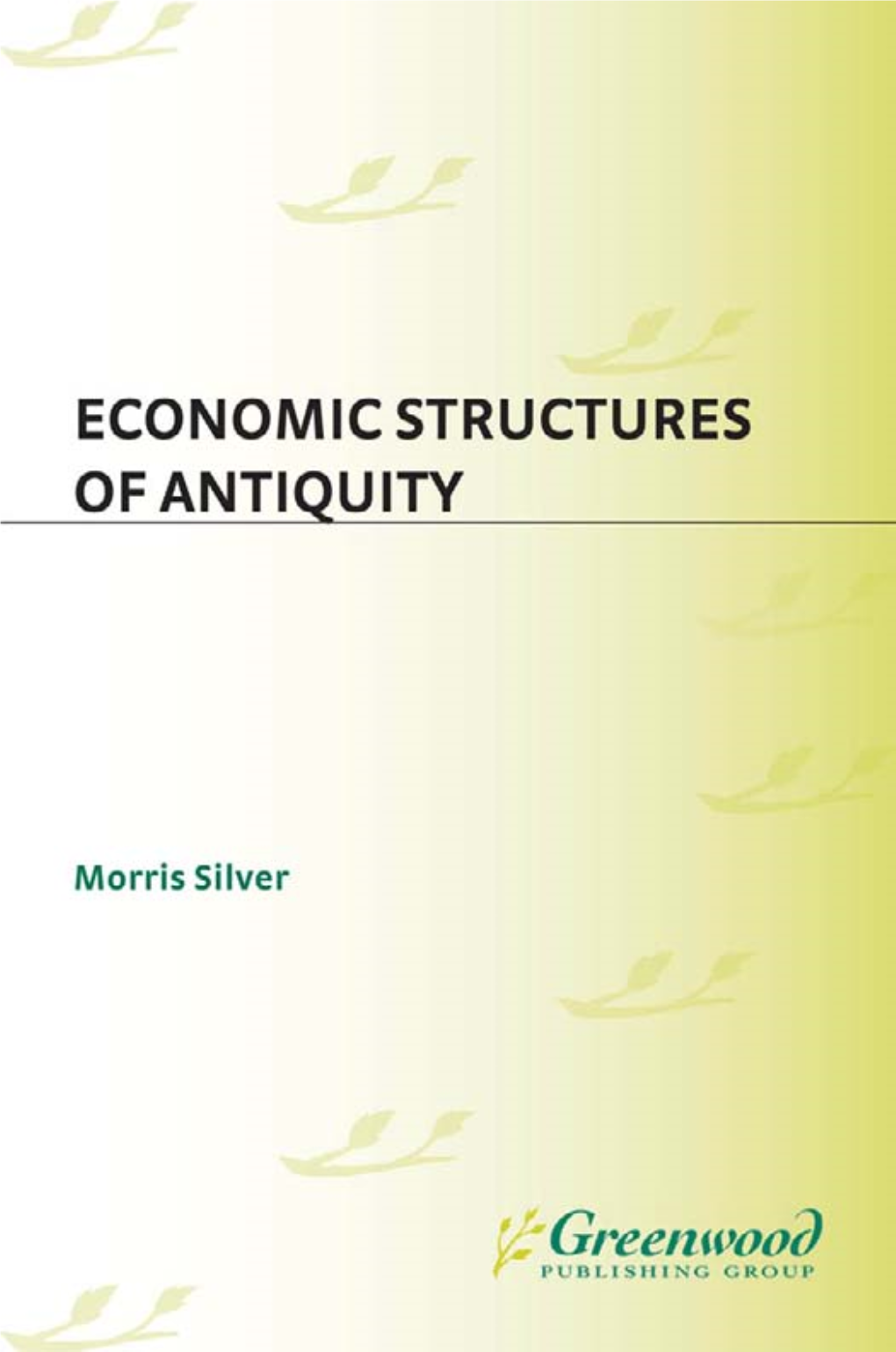 Economic Structures of Antiquity