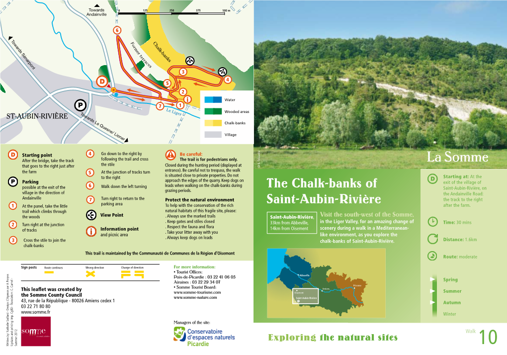 The Chalk-Banks of Saint-Aubin-Rivière, on Grazing Periods