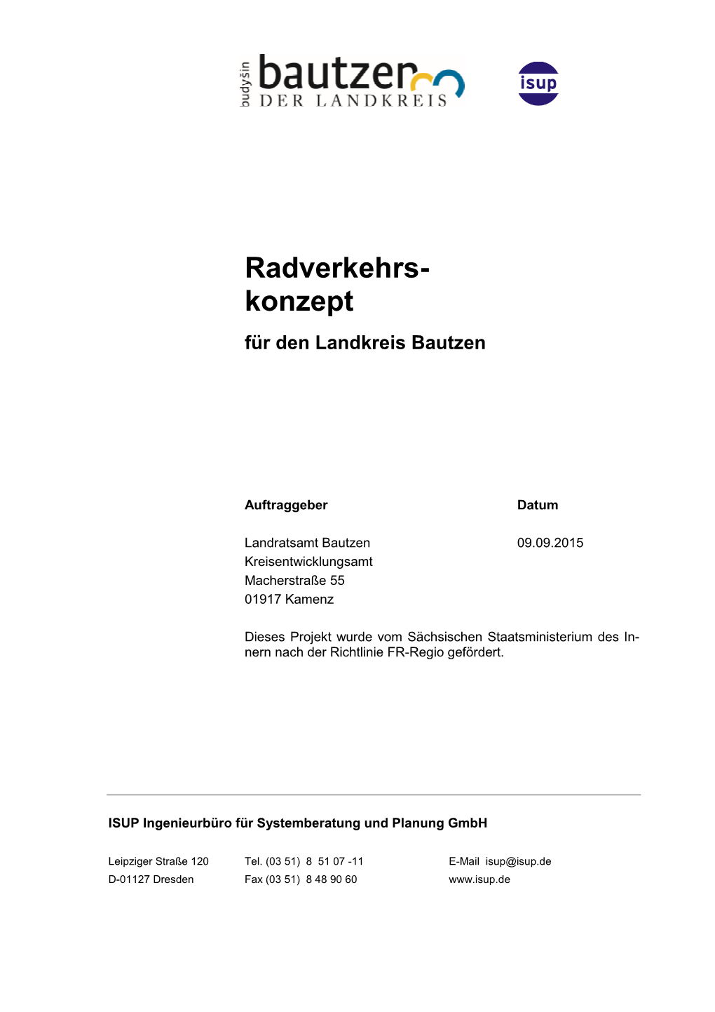 Radverkehrskonzept 2015 Pdf | 8,52 MB