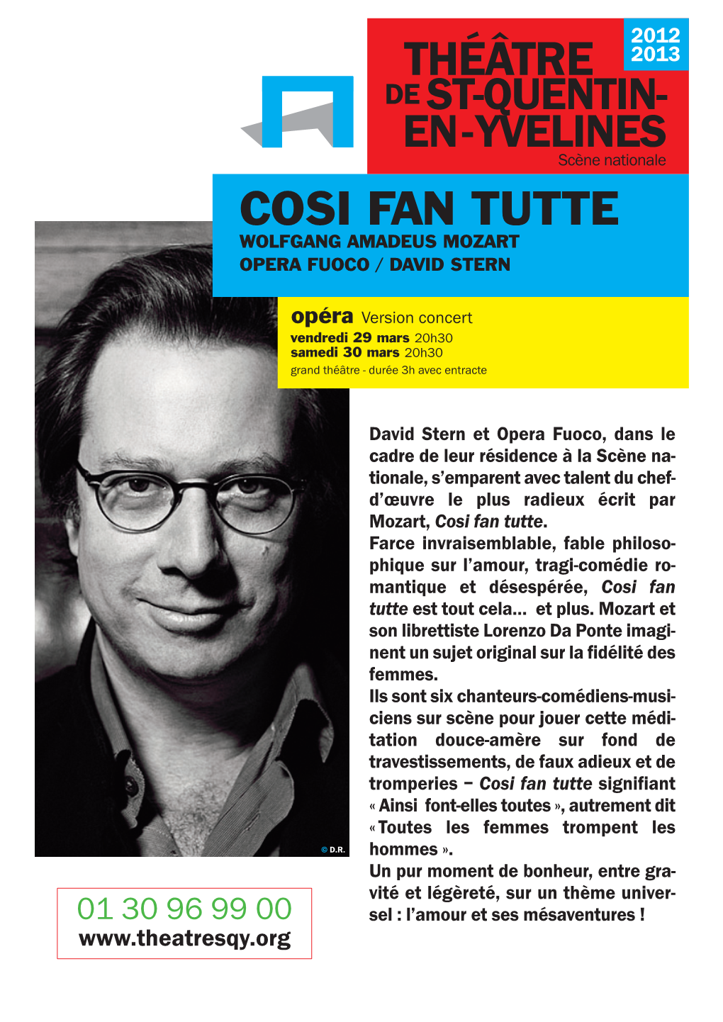 Cosi Fan Tutte Wolfgang Amadeus Mozart Opera Fuoco / David Stern