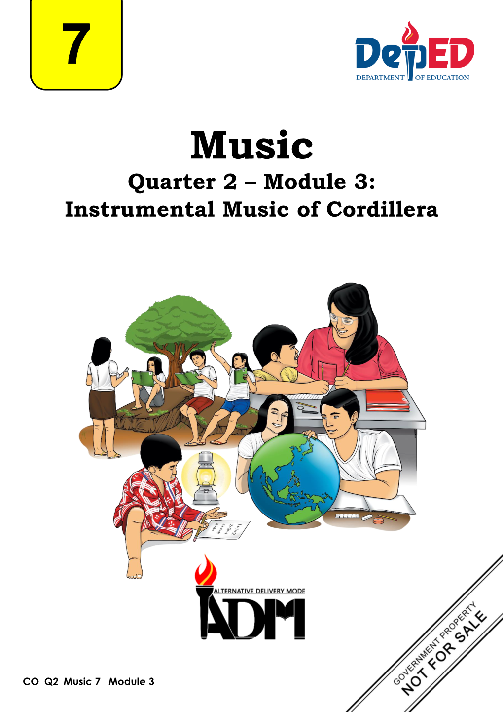 Quarter 2 – Module 3: Instrumental Music of Cordillera