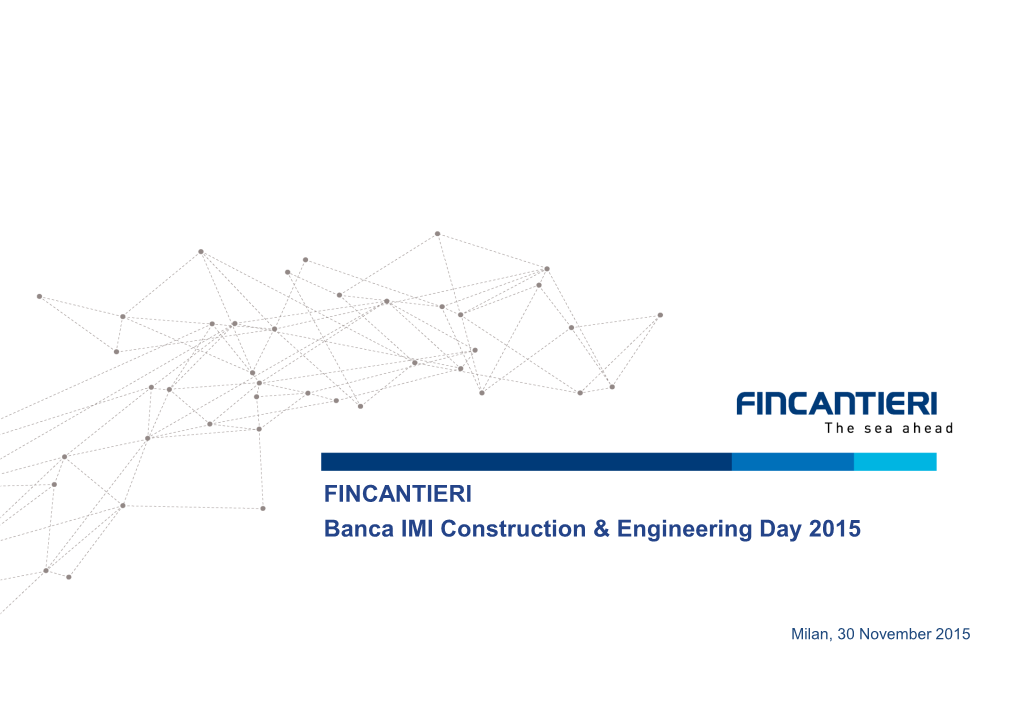 Banca IMI Construction & Engineering