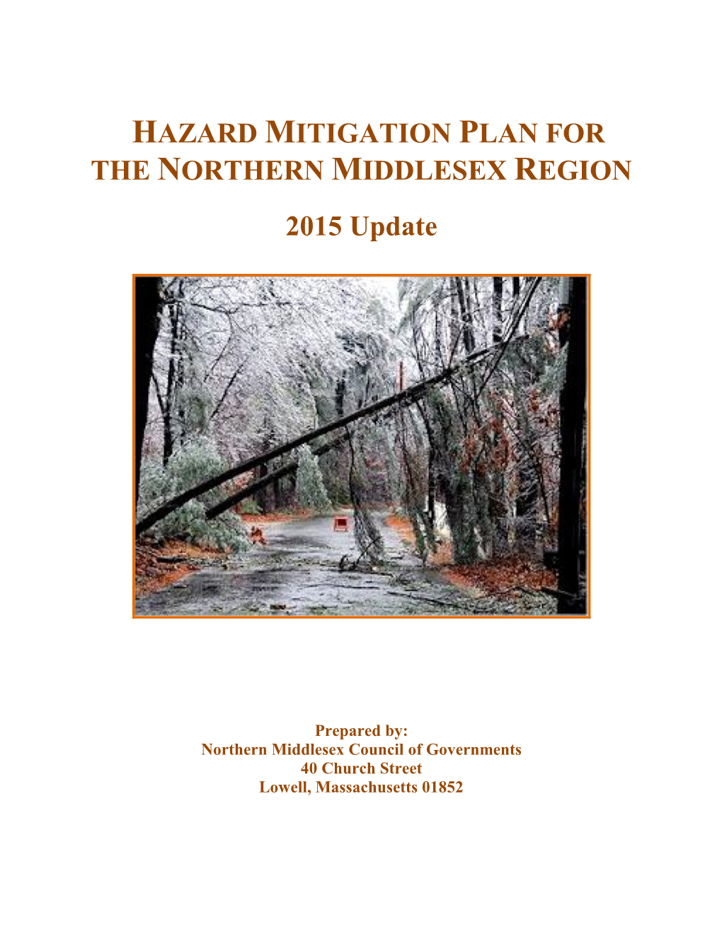 Regional Multi-Hazard Mitigation Plan