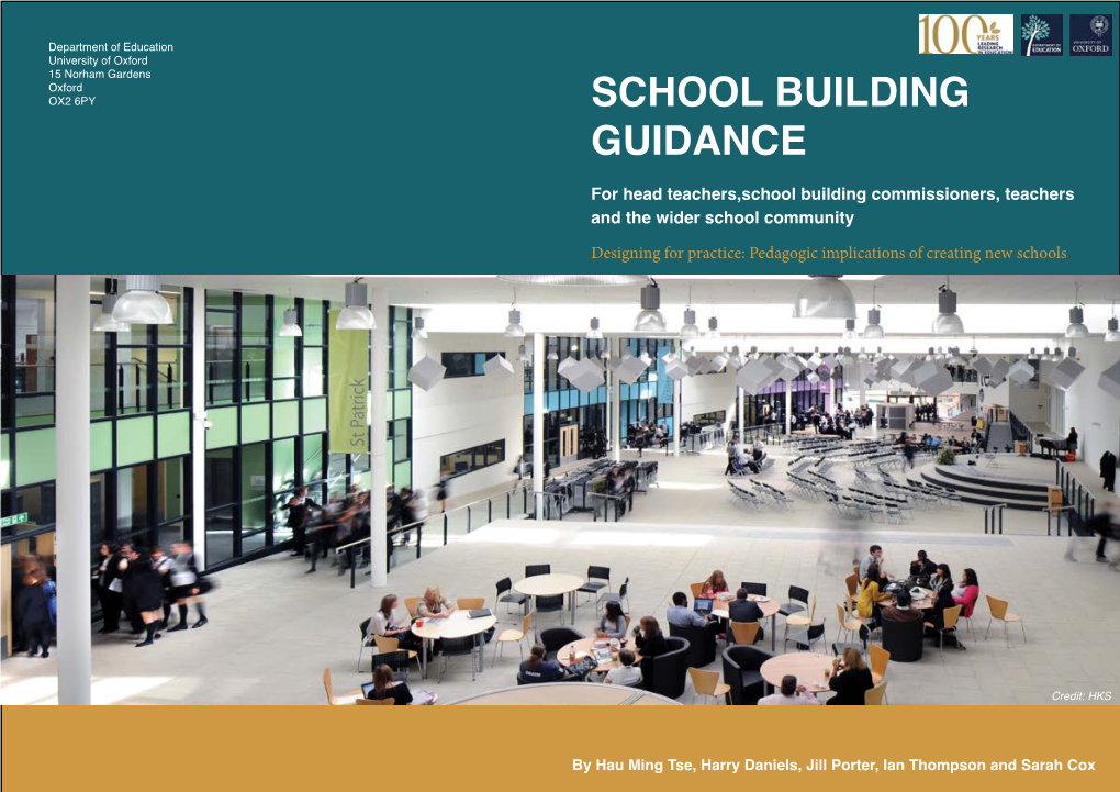 The Co-Design of Guidance on Building Schools