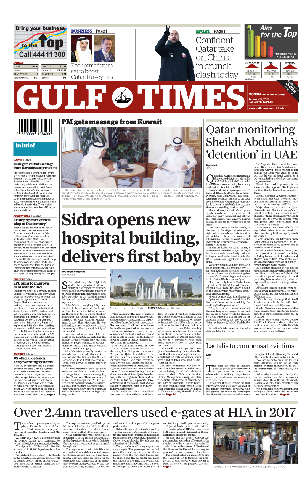 Sidra Opens New Hospital Building, Delivers First Baby