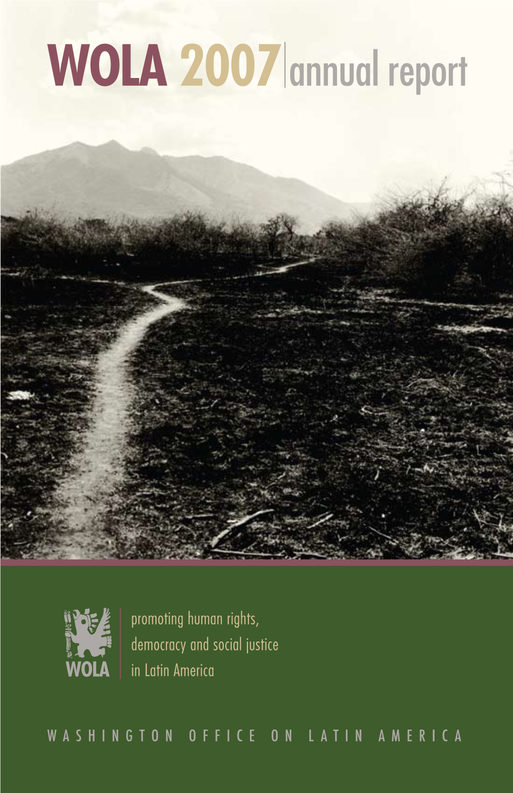 WOLA 2007Annual Report