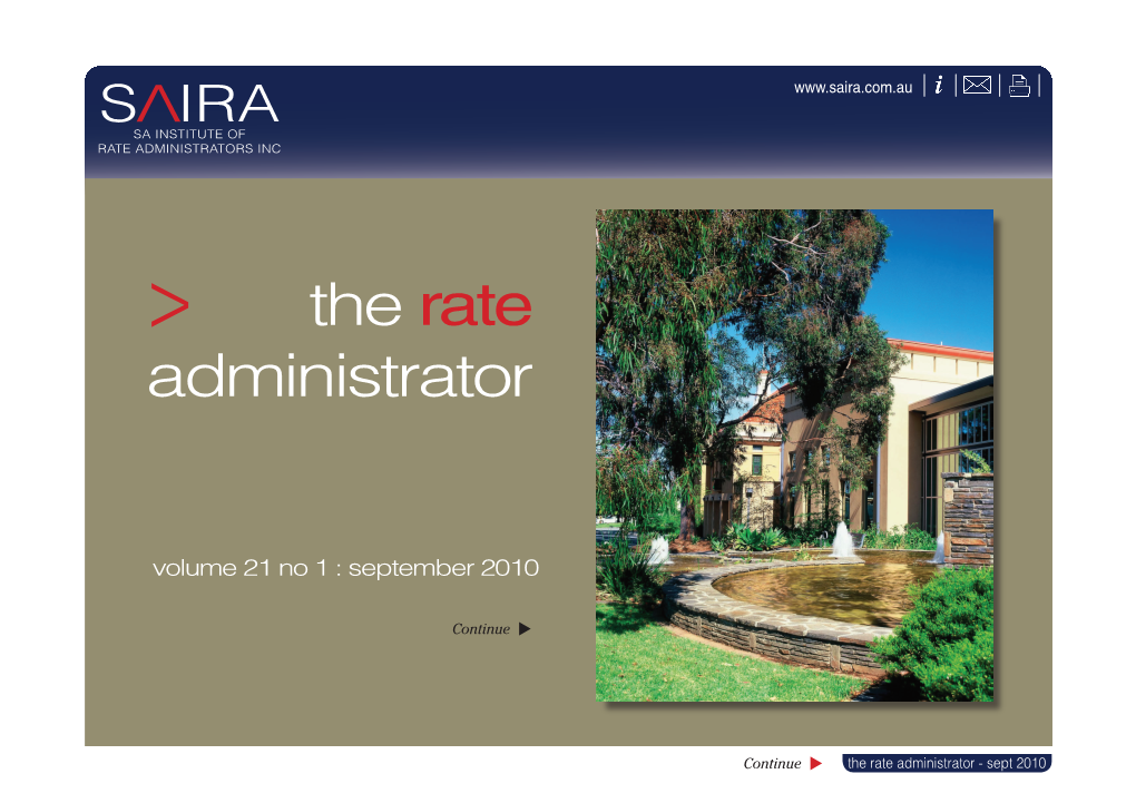 The Rate Administrator