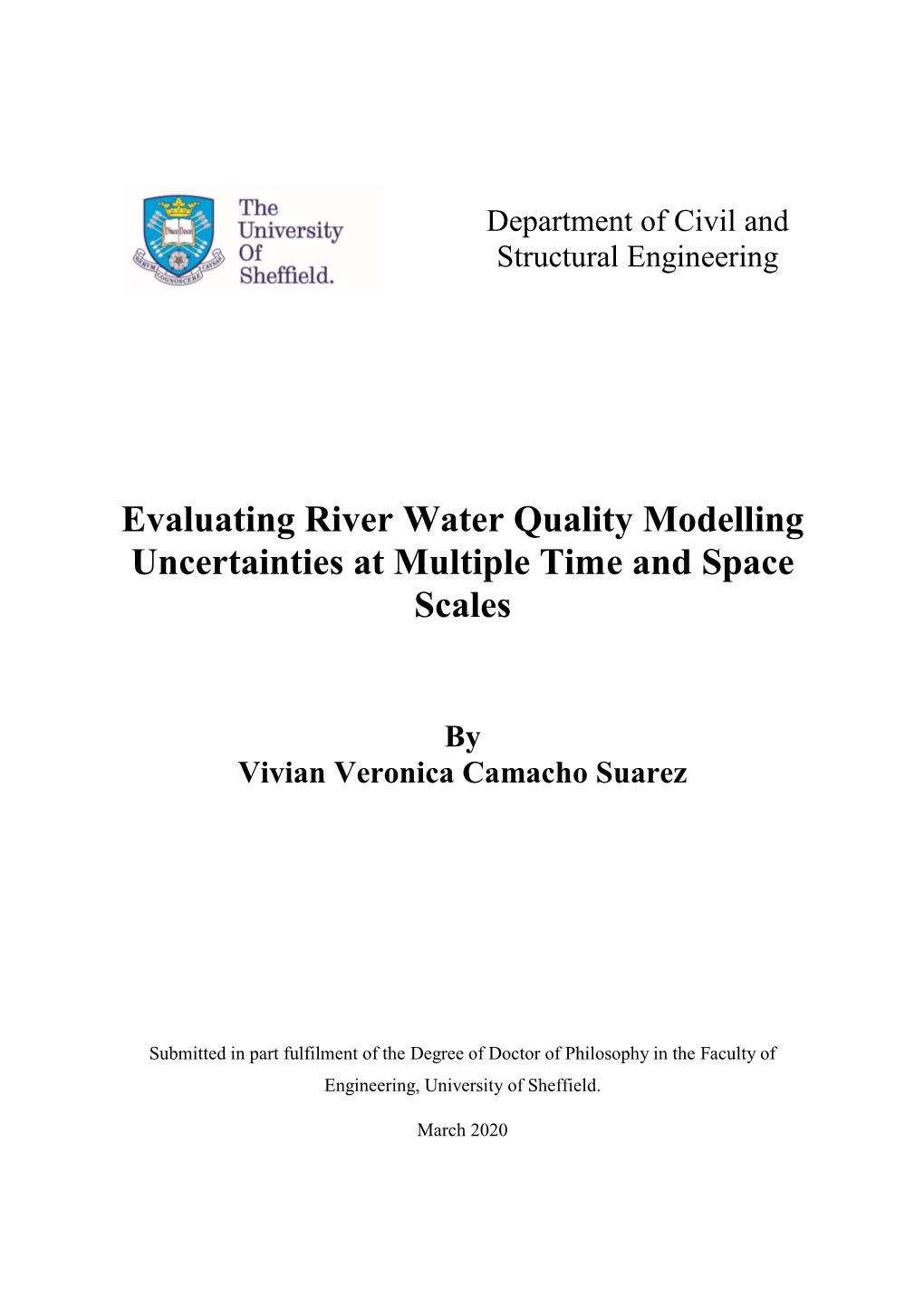 Evaluating River Water Quality Modelling Uncertainties at Multiple Time and Space Scales