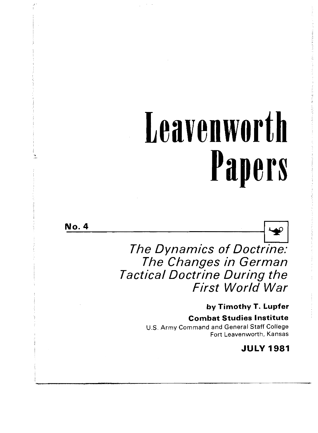 Leavenworth Papers