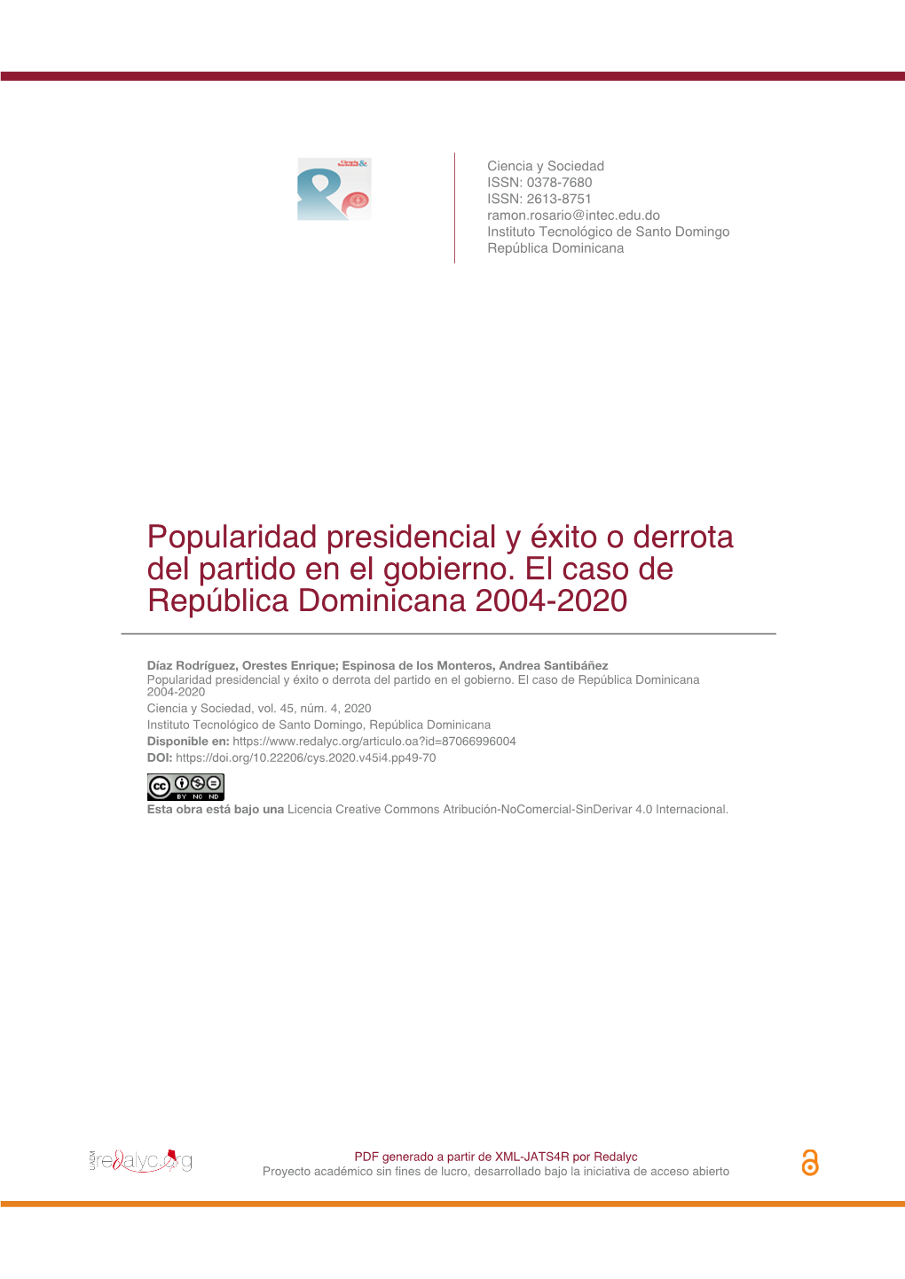 Popularidad Presidencial Y Éxito O Derrota Del Partido En El Gobierno