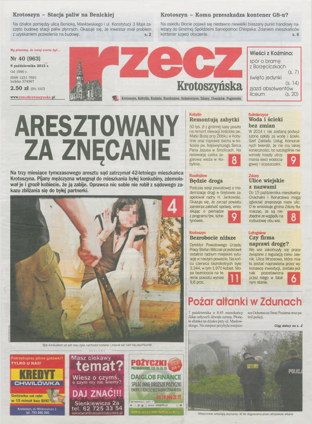 Aresztowany Za Znęcanie