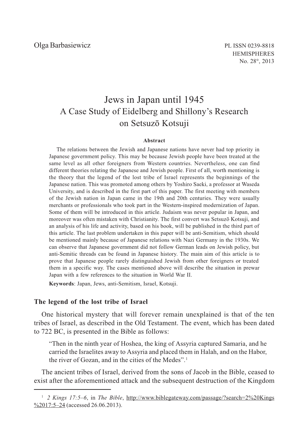 Jews in Japan Until 1945 5