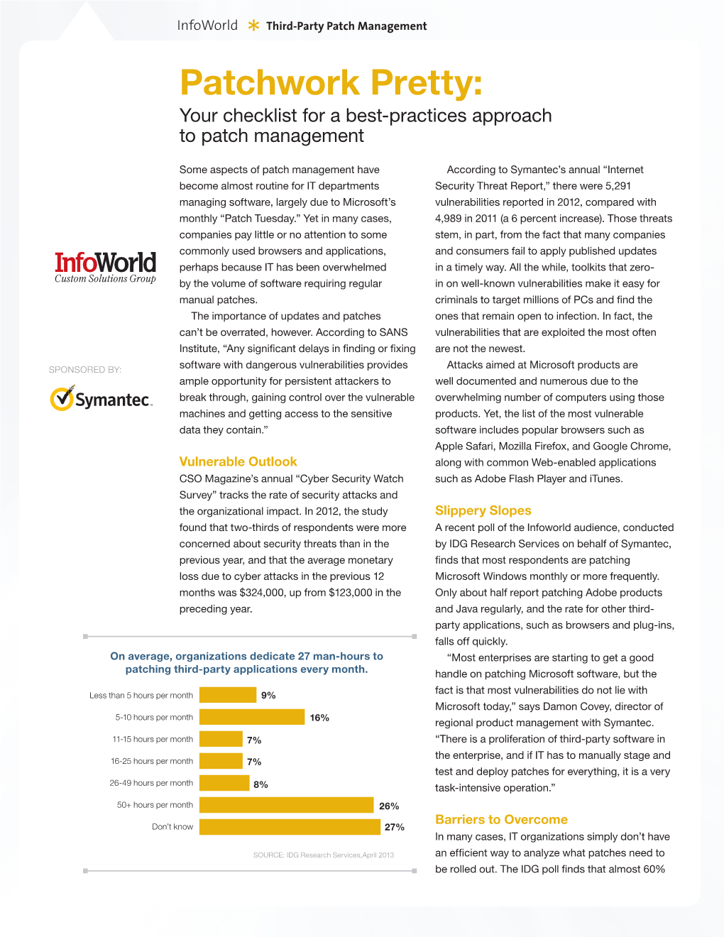 Patchwork Pretty: Your Checklist for a Best-Practices Approach to Patch Management