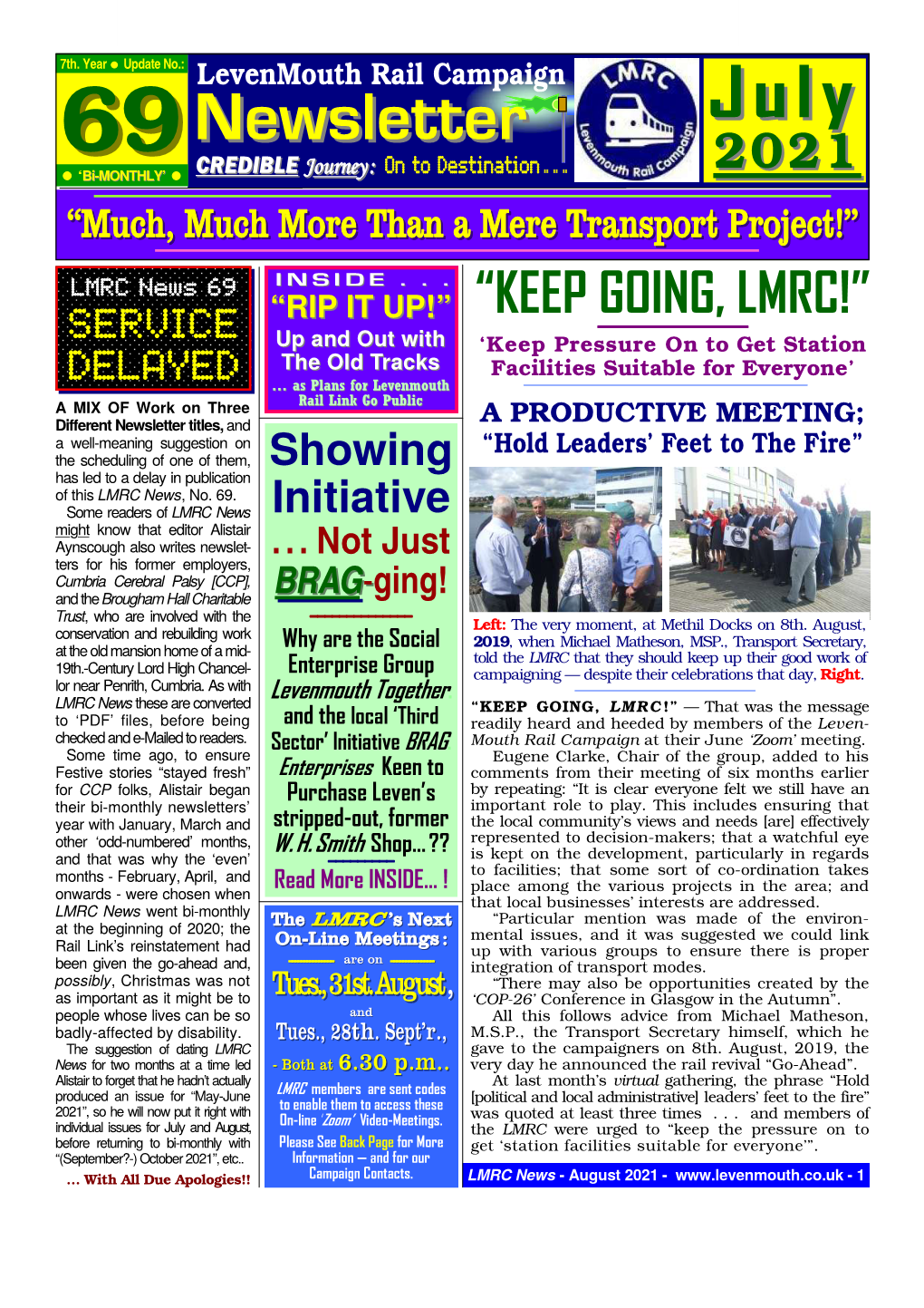 LMRC News 69S (July '21)
