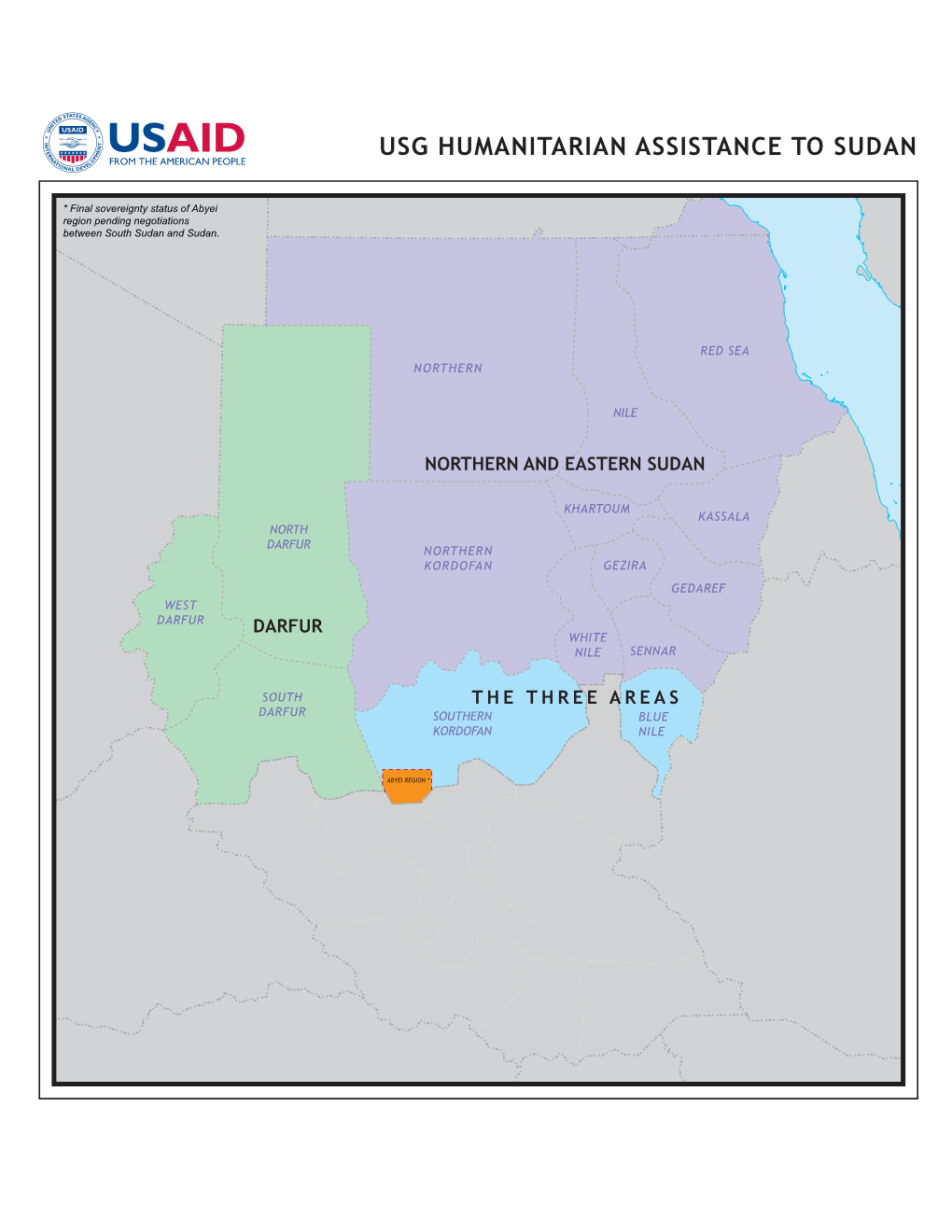 Usg Humanitarian Assistance to Sudan