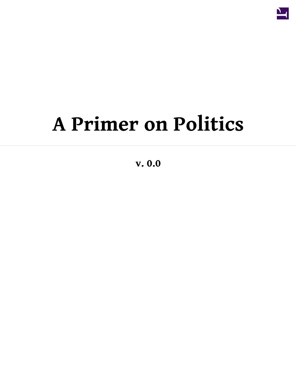 A-Primer-On-Politics.Pdf