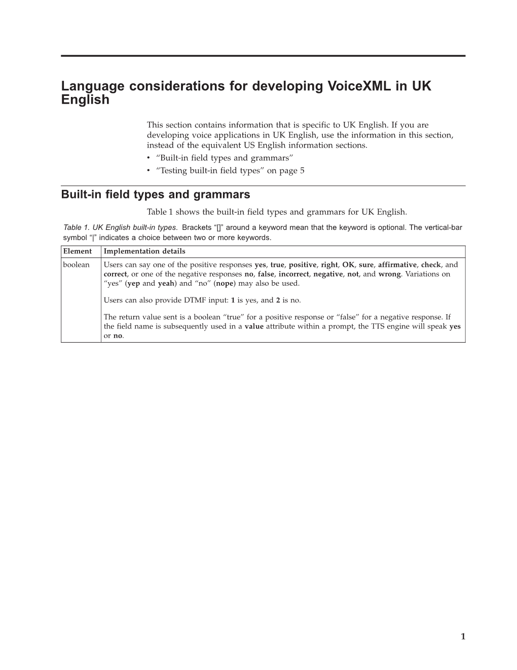 Language Considerations for Developing Voicexml in UK English 3