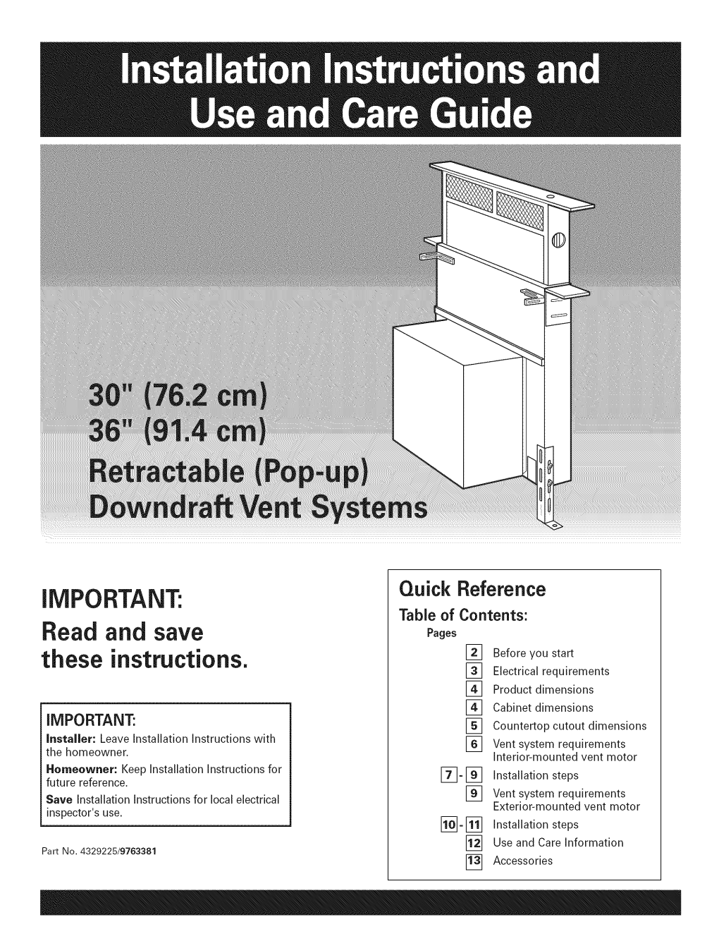 Read and Save These Instructions