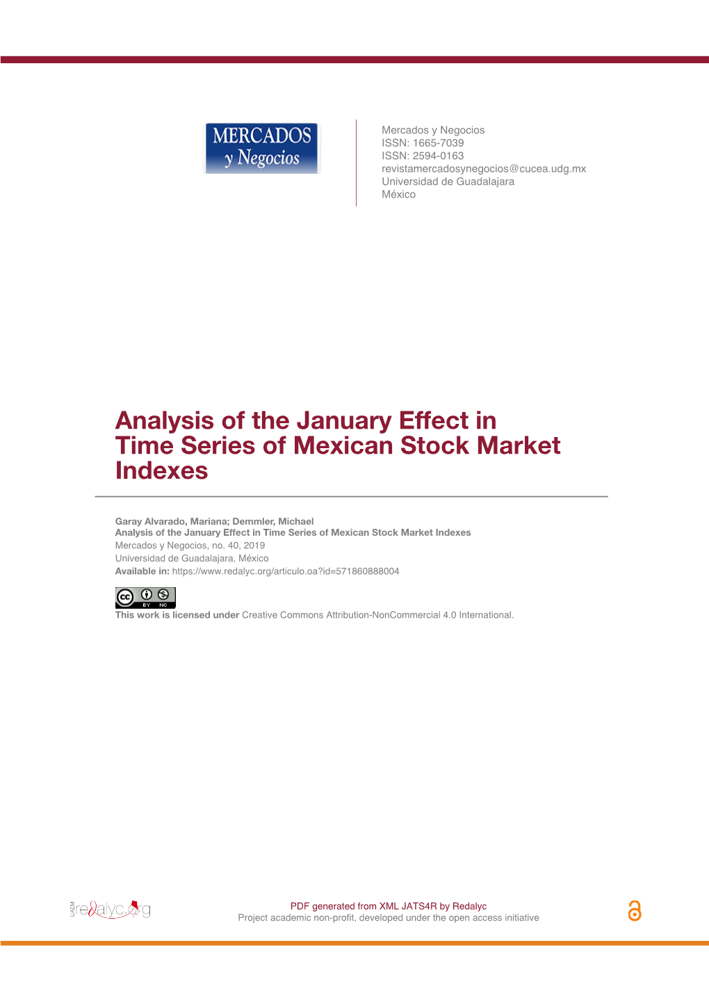 Analysis of the January Effect in Time Series of Mexican Stock Market Indexes