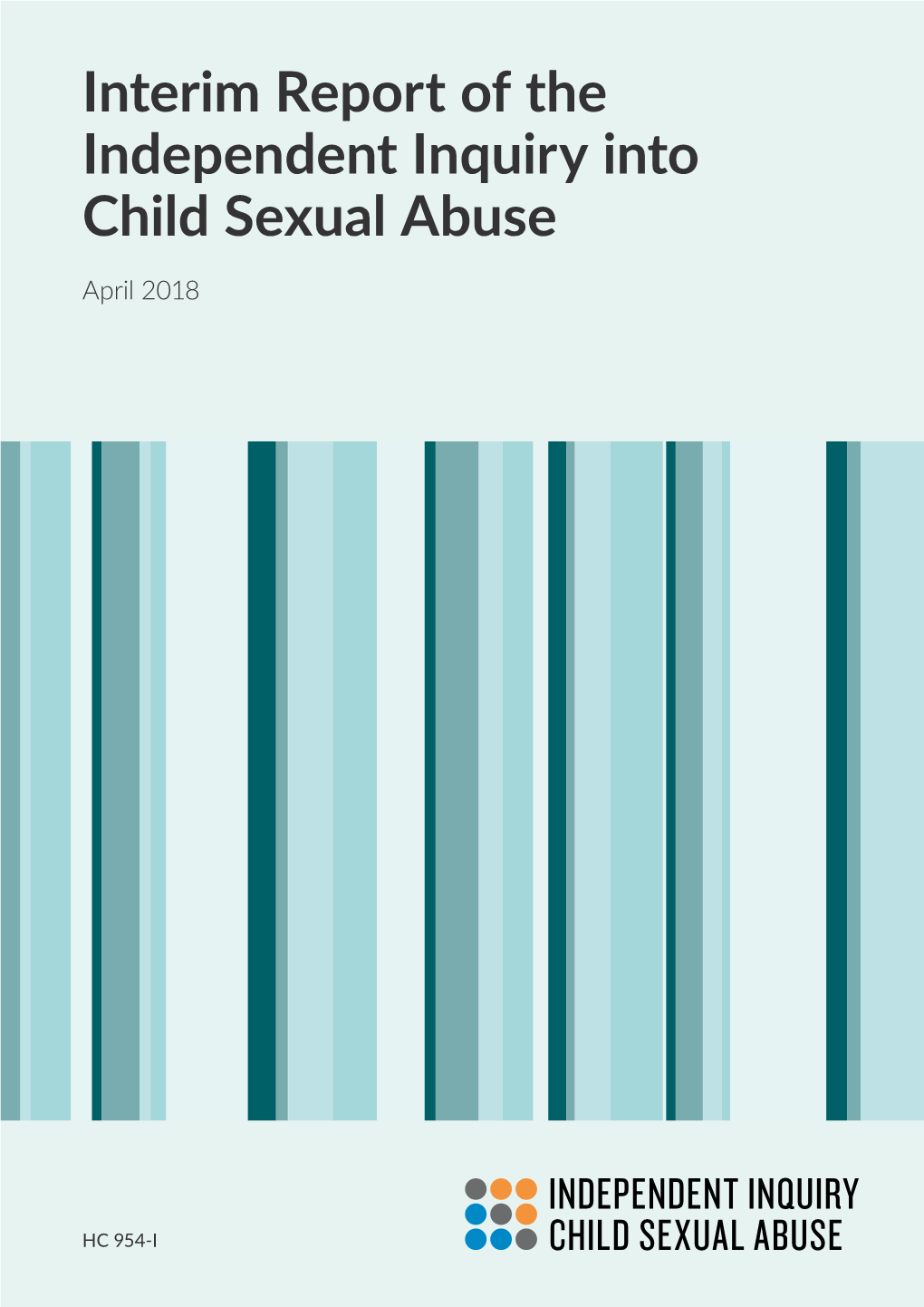 HC954-I Interim Report of the Independent Inquiry Into Child Sexual Abuse