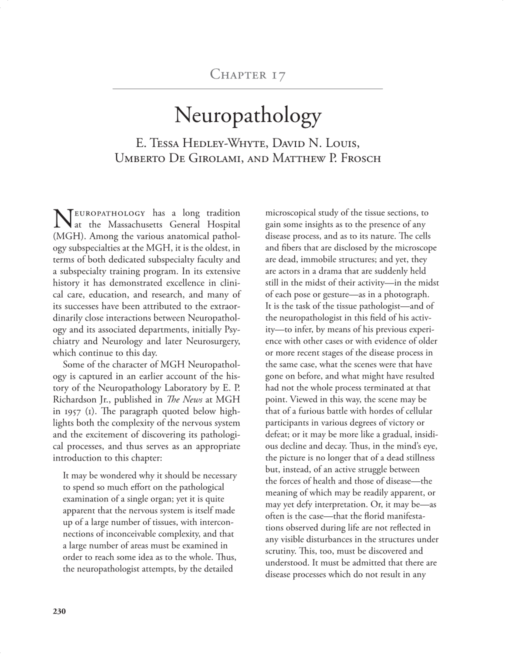 Neuropathology E