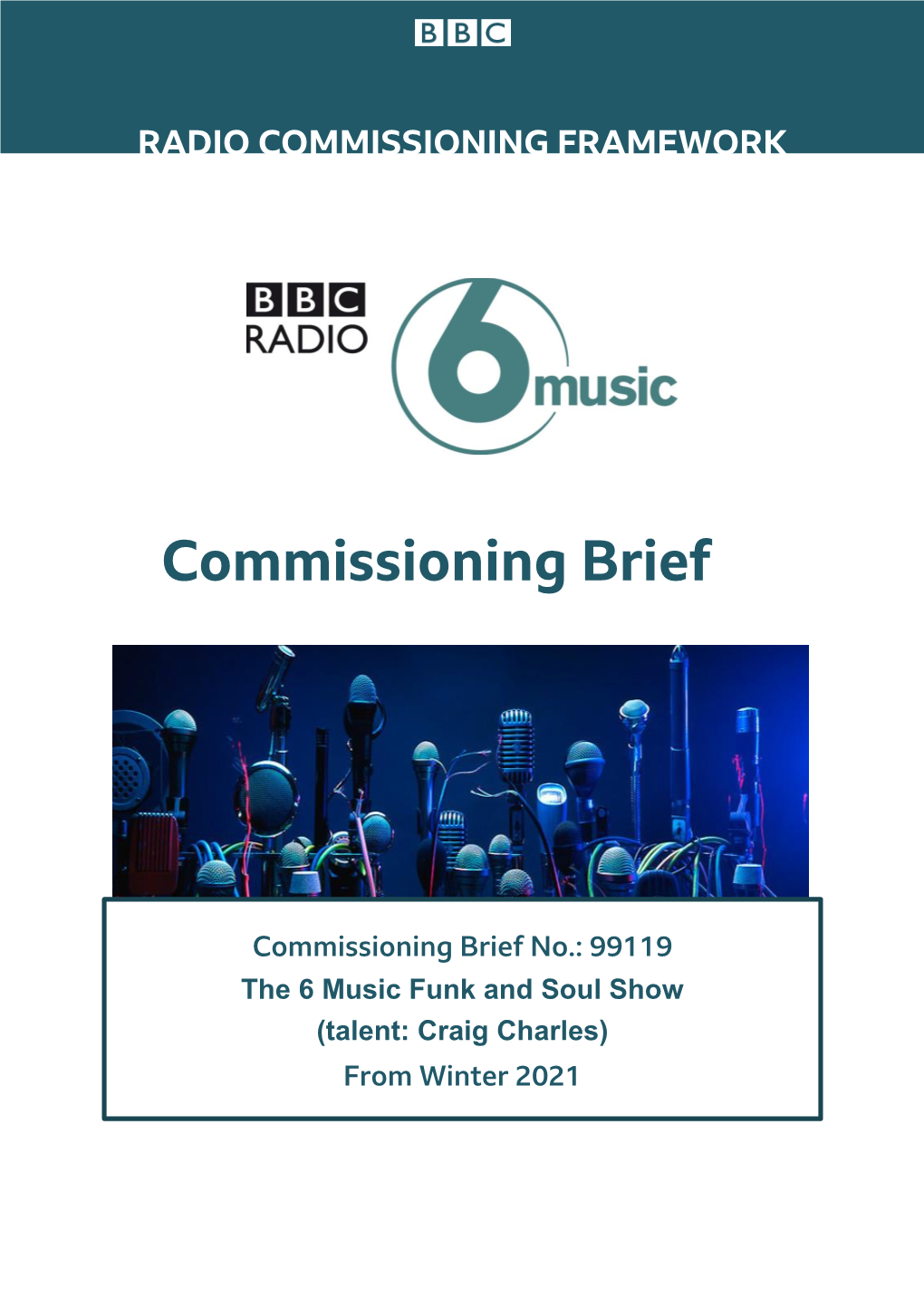 Commissioning Brief