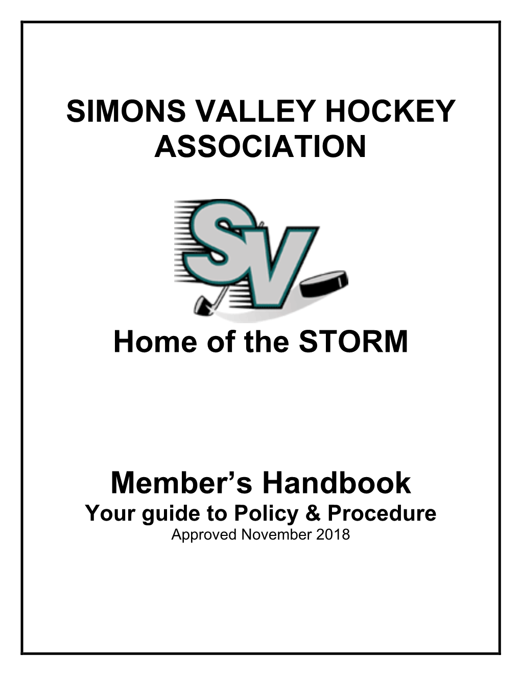 SVHA Members Handbook