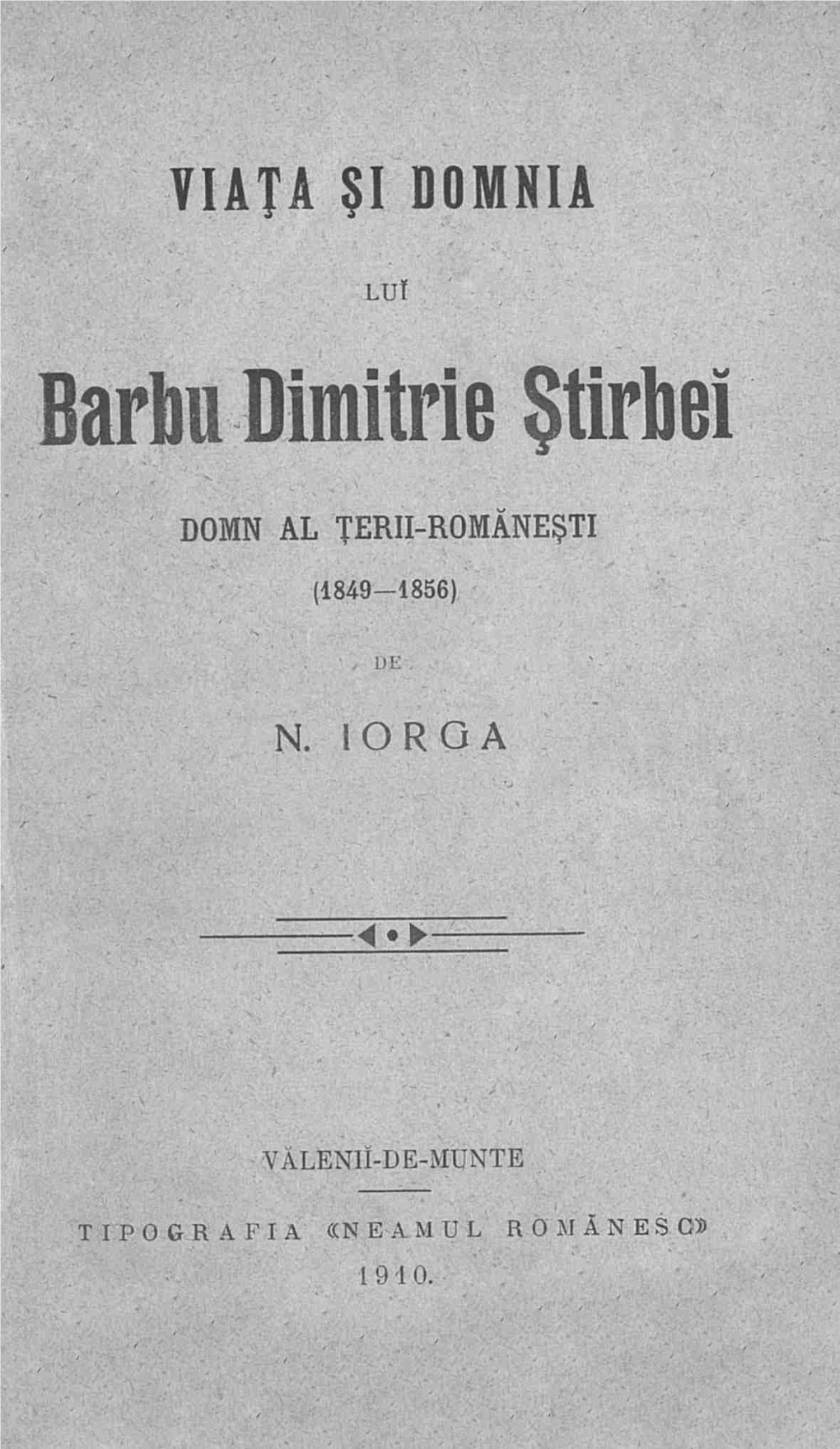 Barbu Dimitrie Stirbei