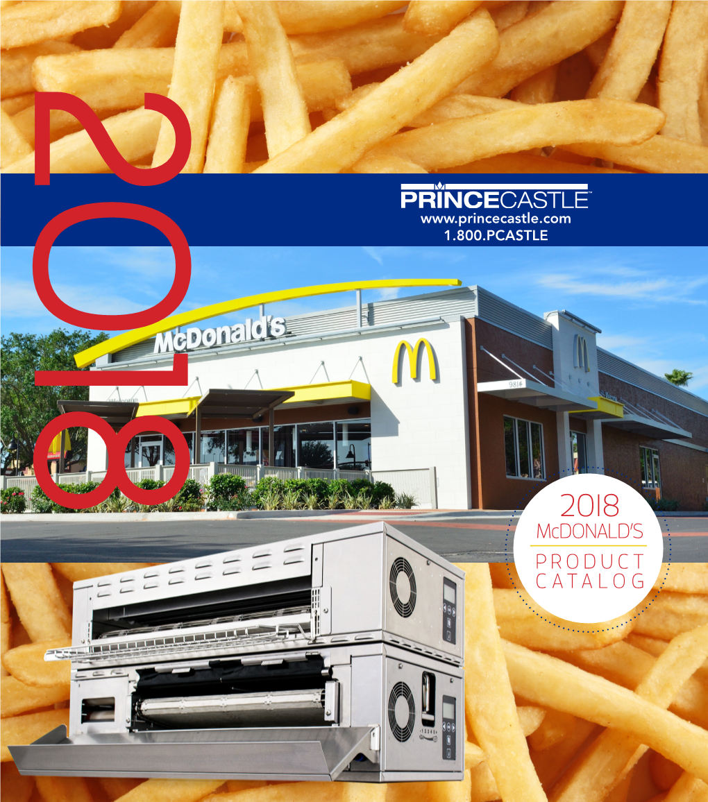 Mcdonald's PRODUCT CATALOG