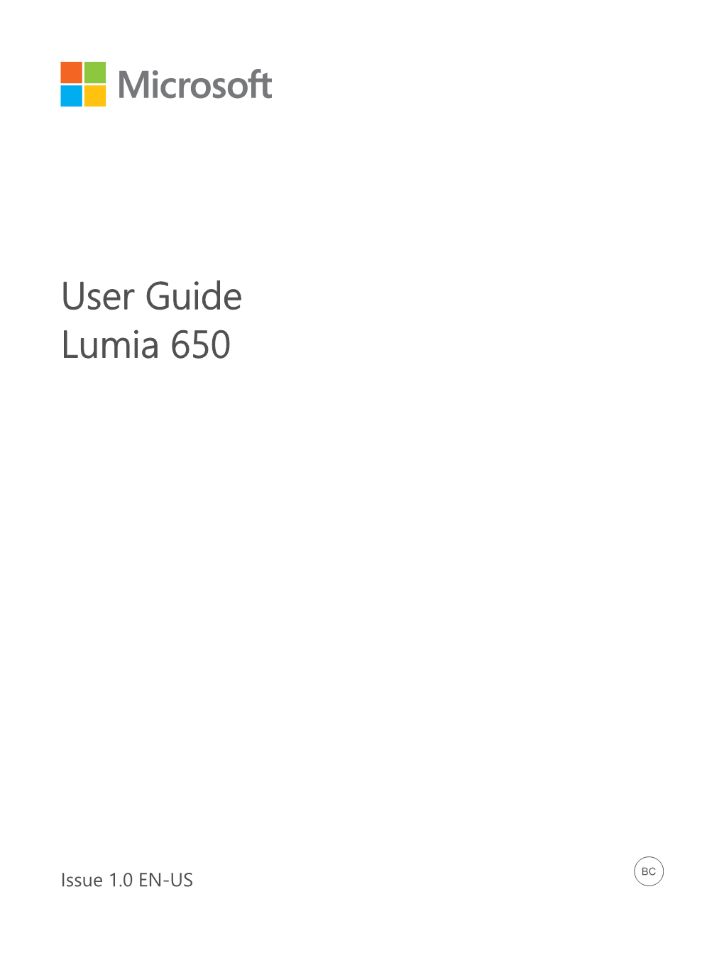 Lumia 650 User Guide